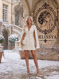 Robe Tailleur Cape — Double Boutonnage