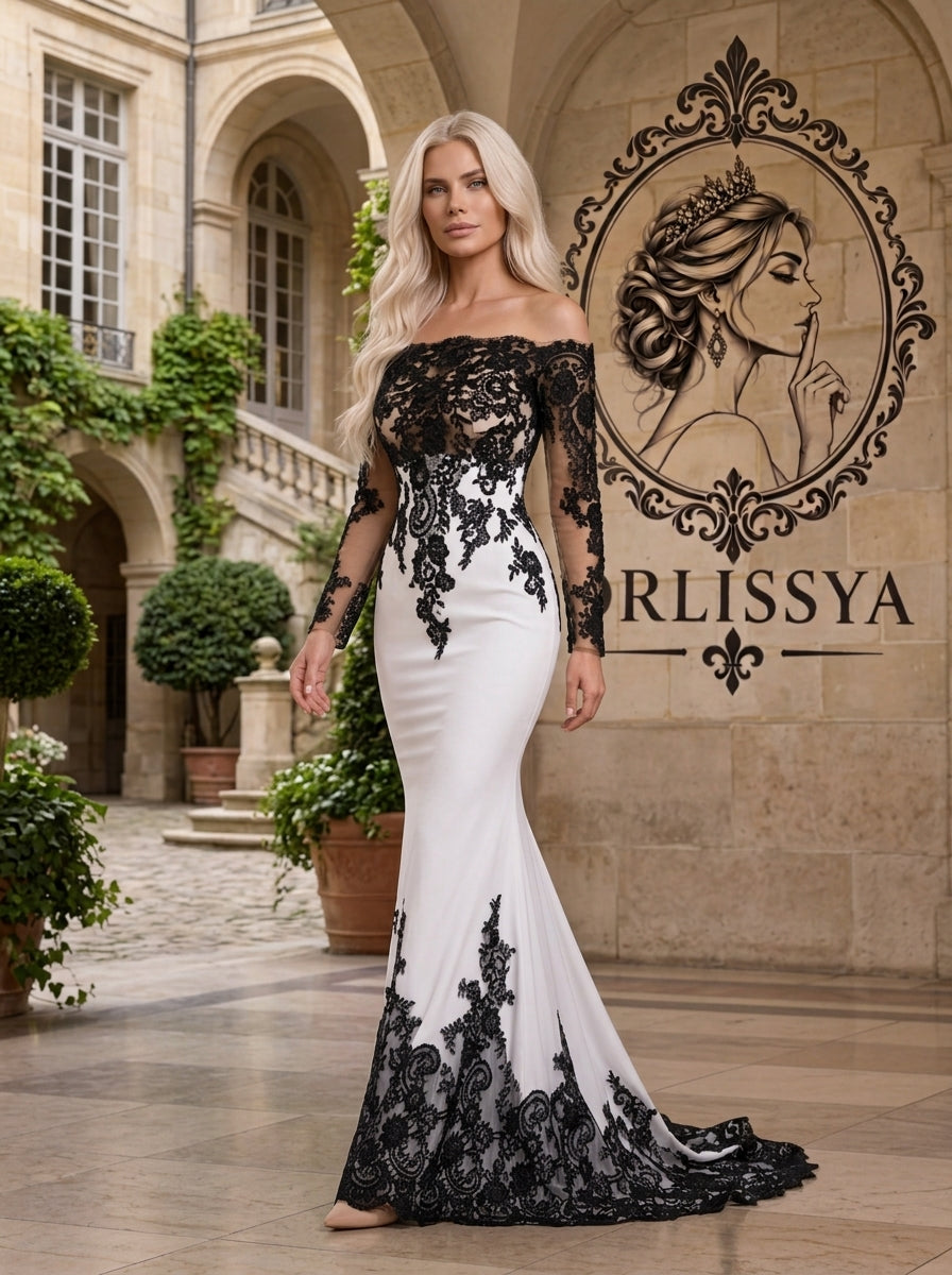 Robe Longue Dentelle — Coupe Sirène